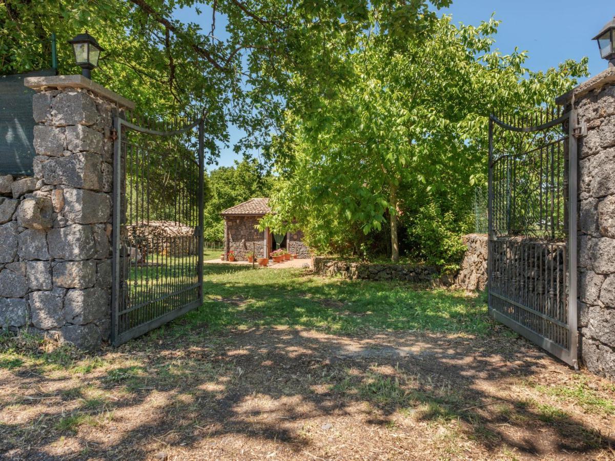 Hill-View Villa In Maletto With Garden Bagian luar foto